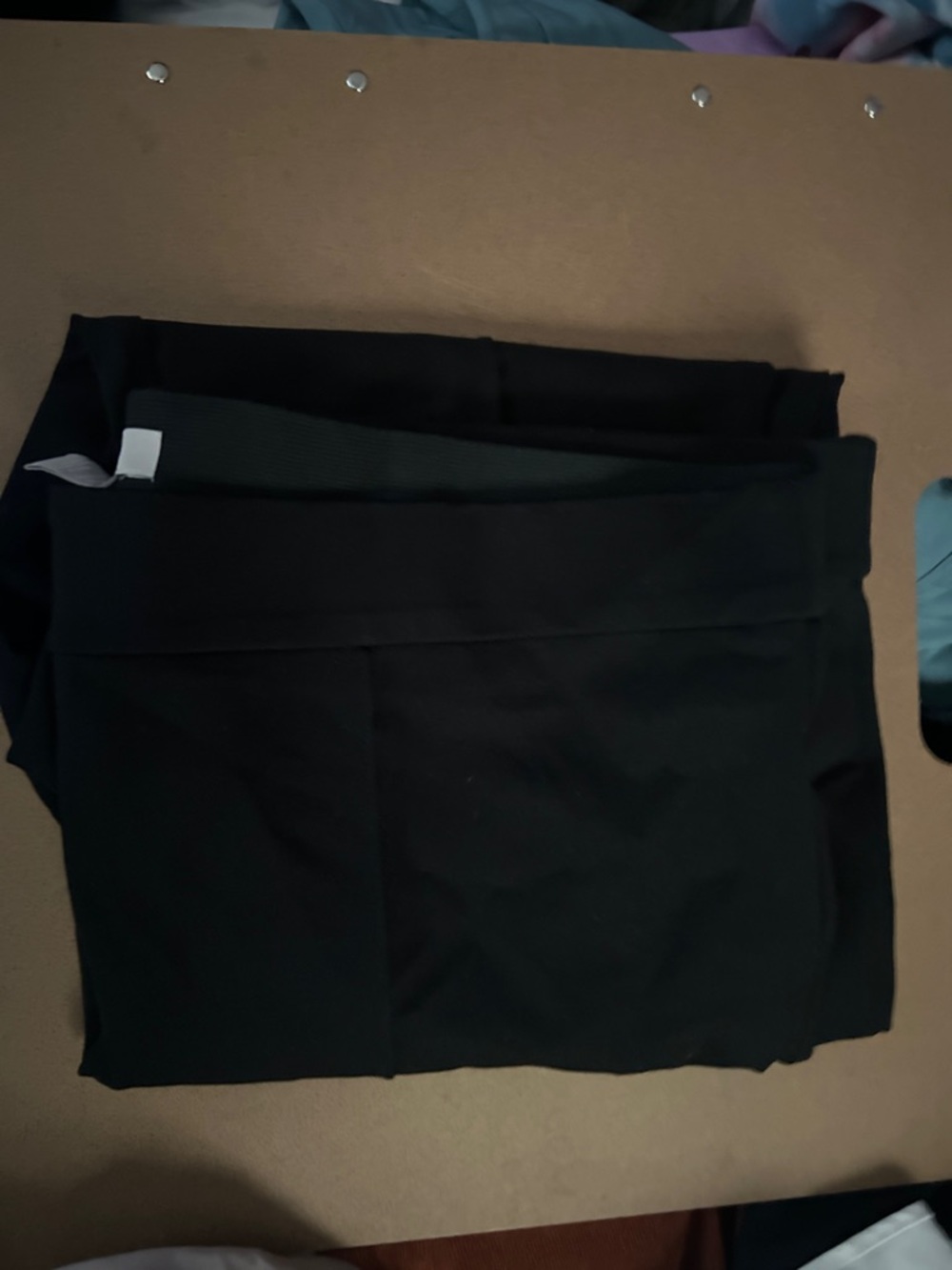 H&M Black Women's Trousers - High Waist Straight Leg